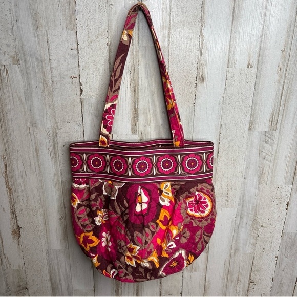 Vera Bradley Handbags - Vera Bradley Carnaby Floral Tote Shoulder Bag Handbag Purse